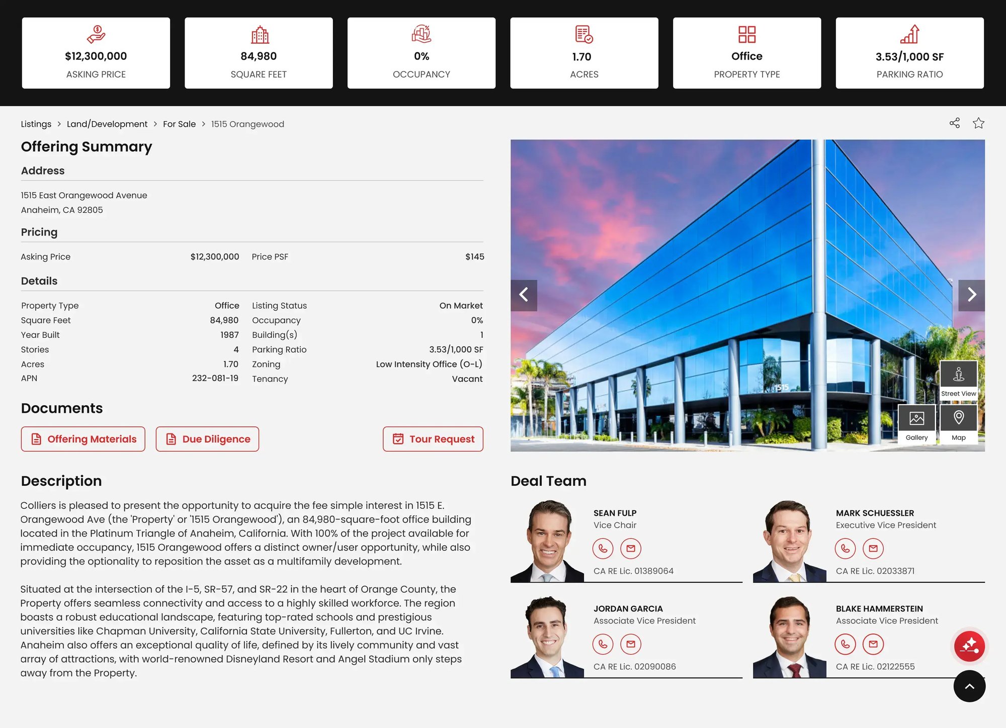 Sales page - 3 agents